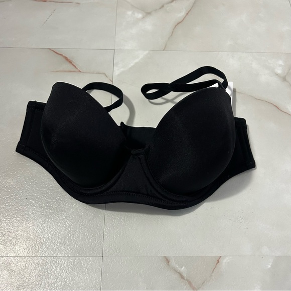 NWT Smart & Sexy Black Strapless Bra Size 32C - Picture 2 of 5